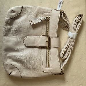 Aldo cream and gold purse. Never used